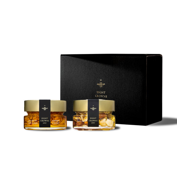 サフラン&ハニーとナッツ&ハニーの生はちみつギフト